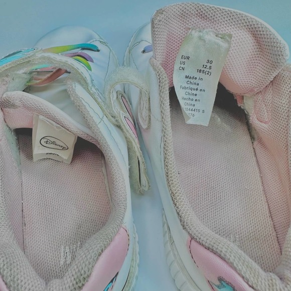Minnie and Daisy Printed Sneakers Disney H&M White and pink shoes size 12.5 - Picture 11 of 12
